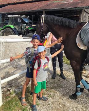 7_Utrinek z učne ure jahanja